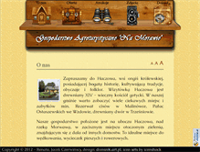 Tablet Screenshot of morawa.haczow.pl