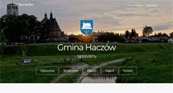 Desktop Screenshot of haczow.pl