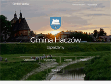 Tablet Screenshot of haczow.pl